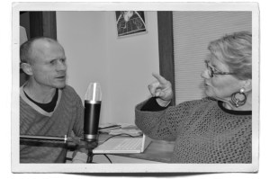 Ben Ross conducting oral history interview. 